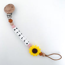Sunflower Personalised Dummy Clip 🌻