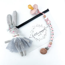Personalised Bunny Dummy Clip